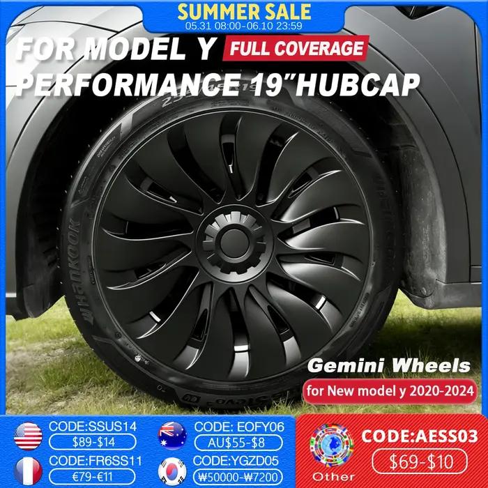 4 pièces de capuchons de roue de performance pour automobile