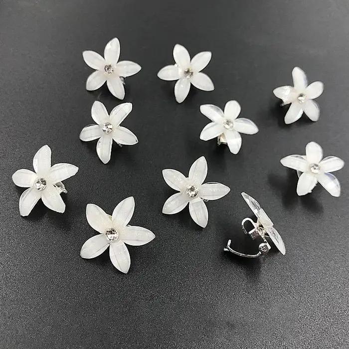 Épingles à cheveux princesse pour filles, 10 pièces, nouvelle fleur, jolie boucle, couvre-chef pour