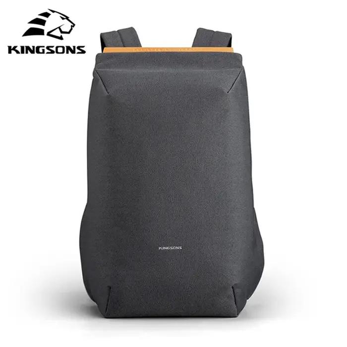 Kingsons 2025 nouveau USB charge sac à dos pour ordinateur portable 15.6 pouces sac d'ordinateur