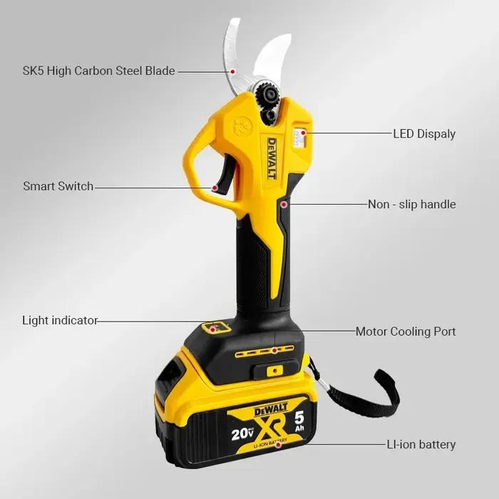 Cisaille électrique sans fil Dewalt Brushless 45 mm pour batterie Dewalt 20V, cisailles électriques