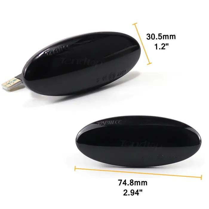 Marqueur latéral dynamique à LED pour Nissan, répéteur de clignotant, Qashqai J10 X-trail T31 Cube J