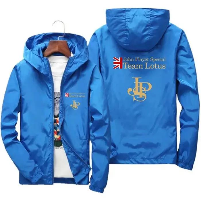 Veste de navigation zippée à capuche coupe-vent pour homme, JPS Zone First, équipe spéciale, optique