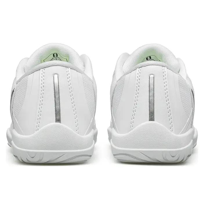 Chaussures cheerleading pour filles en blanc avec semelle technique pour danse et entraînement sportif occasionnels