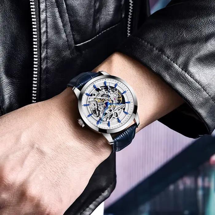 PAGANI DESIGN 2026 Nouvelle Montre Mécanique Squelette pour Homme, Montre Automatique de Luxe Haut d