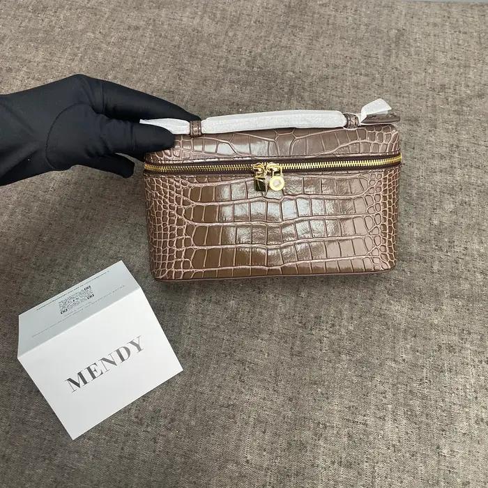 Sac à main en cuir pour femmes, sac à bandoulière de petite taille 19CM, pochette à motif Crocodile,