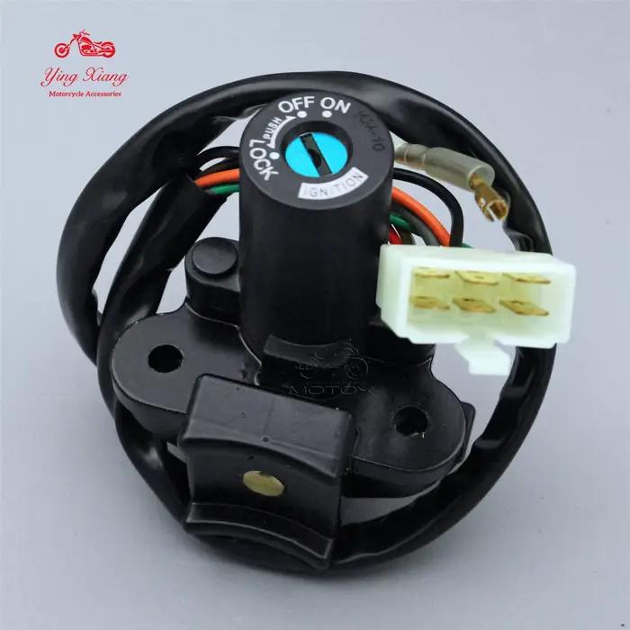 Jeu de clés de verrouillage de moto, interrupteur de ville, adapté pour Kawasaki ZZRfemelle ZZR400 1