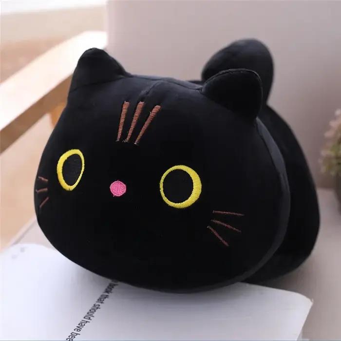 Oreiller en peluche chat doux de 20cm, coussin de canapé, jouet en peluche Kawaii, poupée animale de