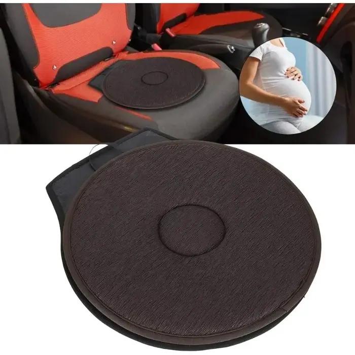Coussin de siège de voiture pivotant disque 360 degrés chaise de voiture rotatif portable facile de transfert à la maison usage quotidien confort voyage cadeau pour personnes ayant des difficultés de mobilité
