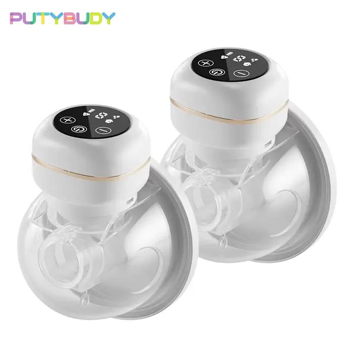 Tire-lait électrique portable, tire-lait mains libres, extracteur de lait à faible bruit, 26mm, sili