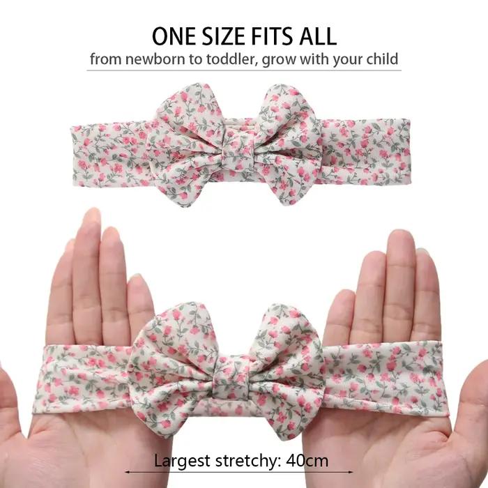 3 pièces/ensemble mignon coton arcs bébé bandeaux nouveau-né infantile élastique bandeaux garçons fi