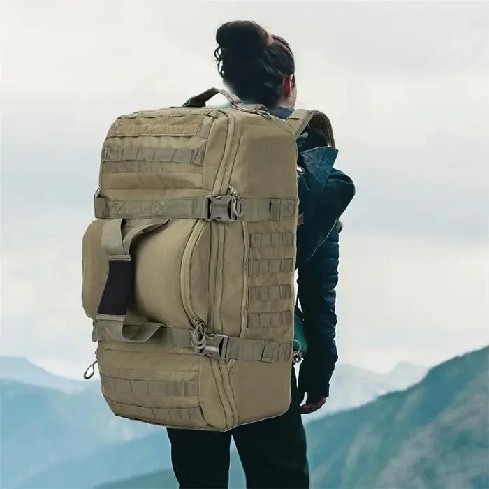 LQARMY 30L 50L 80L sac d'alpinisme en plein air sac à dos tactique Molle grand sac polochon randonné