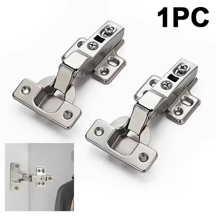 1PC Charnières de porte d'armoire avec amortisseur de fermeture douce pour meuble de cuisine et autres meubles
