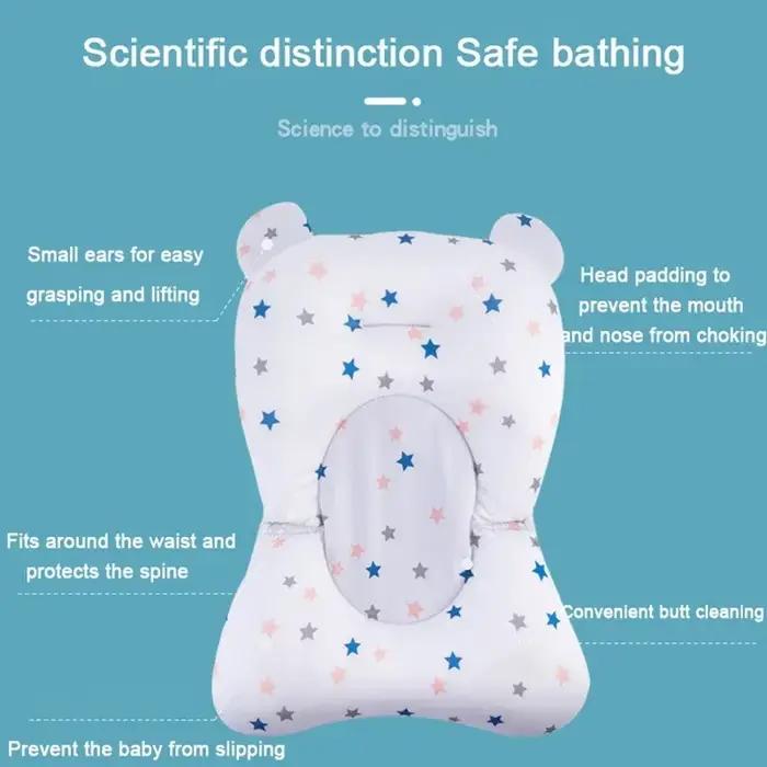 Siège de bain flottant pour bébé ajustable portable et pliable tapis de soutien pour nouveau-né moments de détente bains en plein air cadeau futur maman