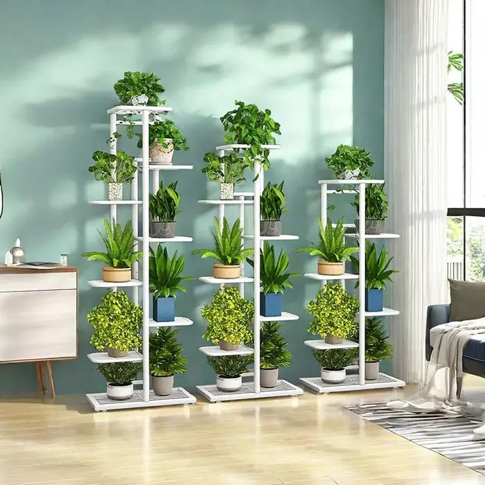 Support de plantes pour fleurs, support de fleurs, support de fleurs, pot de fleurs, étagère de rang