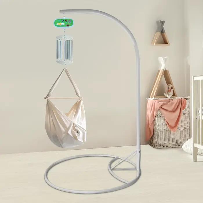 Berceau électrique à ressort pour bébé à 7 ressorts, contrôle avec réglages réglables, charge de 20k