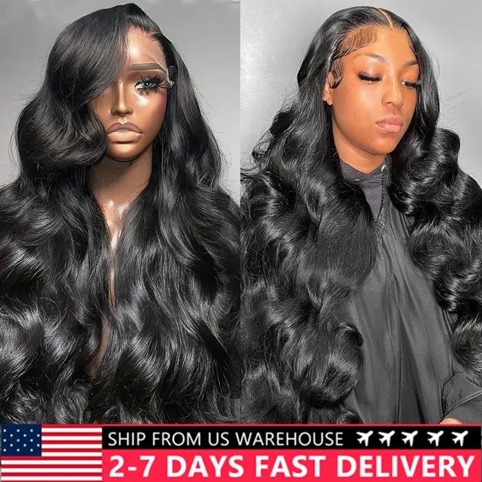 Perruque Lace Front Wig Body Wave brésilienne Remy, cheveux naturels, bling hair, 13x4, 13x6, 100% d
