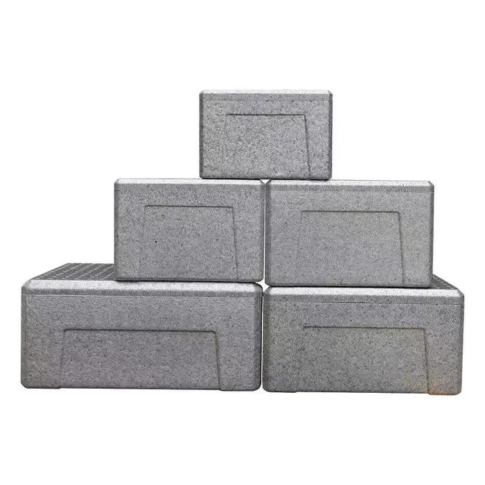 Boîte isolante écologique, boîte en mousse de polypropylène élargie, boîtes de crème glacée pour gar