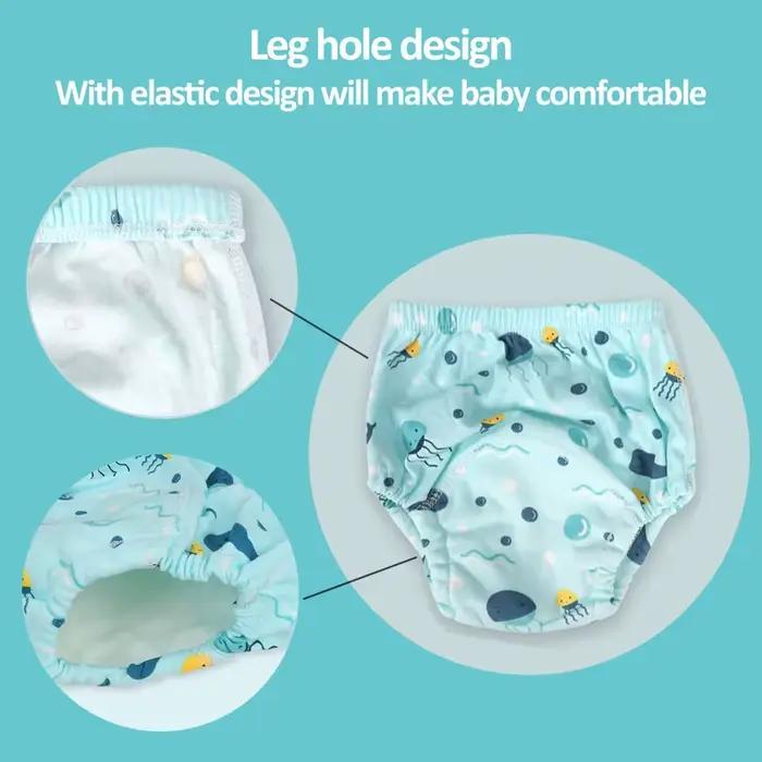 Couches-culottes réutilisables pour bébé, culottes d'apprentissage de la propreté pour enfants, couc