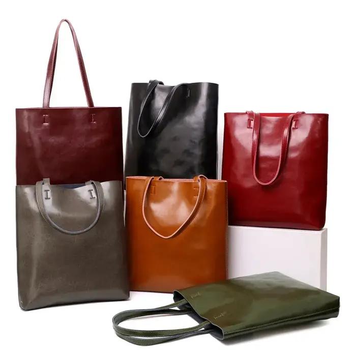 2024 bureau sacs à bandoulière pour femmes fourre-tout en cuir de vache sac dames sacs à main en cui