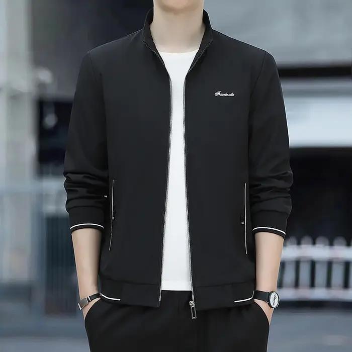 Veste à Revers pour Homme, Combinaison en Tissu, Confortable, Respirant, Absorption de la Sueur, Ver