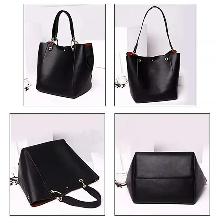 Grand sac fourre-tout pour femmes, sacs à main en cuir PU imperméable avec poignée supérieure, sac à