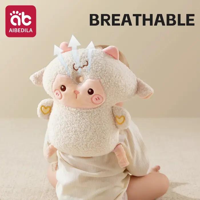 AIBEDILA Coussin de protection anti-chute 3 faces pour bébé, motif animal mignon, pour la tête et le