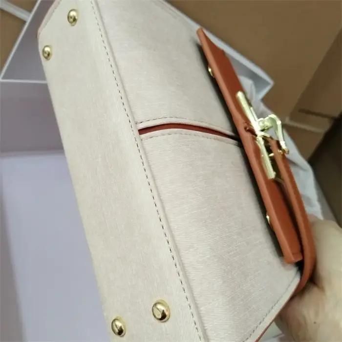 Sac à main orange de luxe pour femme Elise Designer 2026 – Nouveau sac fourre-tout tendance, petit e