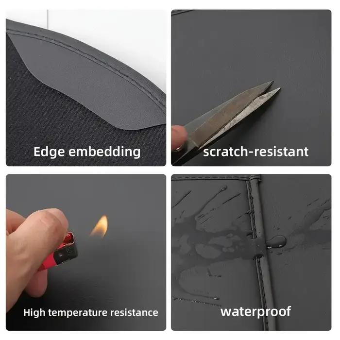 Tapis de protection arrière en cuir pour Tesla modèle 3 Y anti-rayures accessoire de luxe pour voiture protection sièges intérieur auto élégant conduite confortable