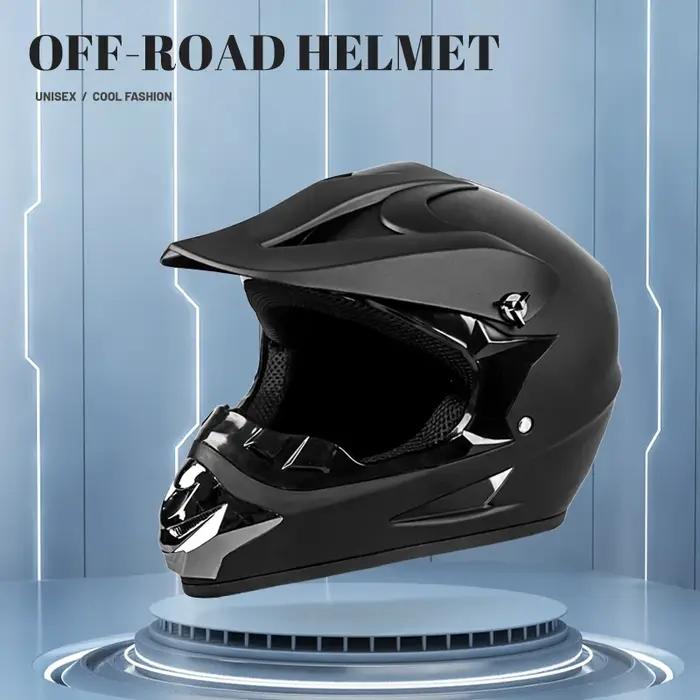 UCHOOSE casque De Moto requin Motocross casque tout-terrain enfants Moto accessoires De vélo ATV Cap