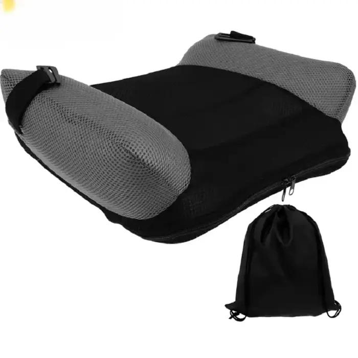 Coussin de siège rehausseur de voiture gonflable portable avec sac de rangement pour enfants en bas âge sécurité voyage confort familial