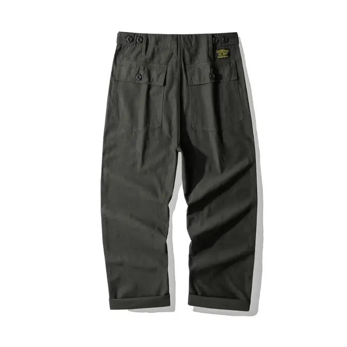 Pantalon American Vintage OG-107 pour homme, 100% coton, satiné lavé, poids lourd, pantalon de trava