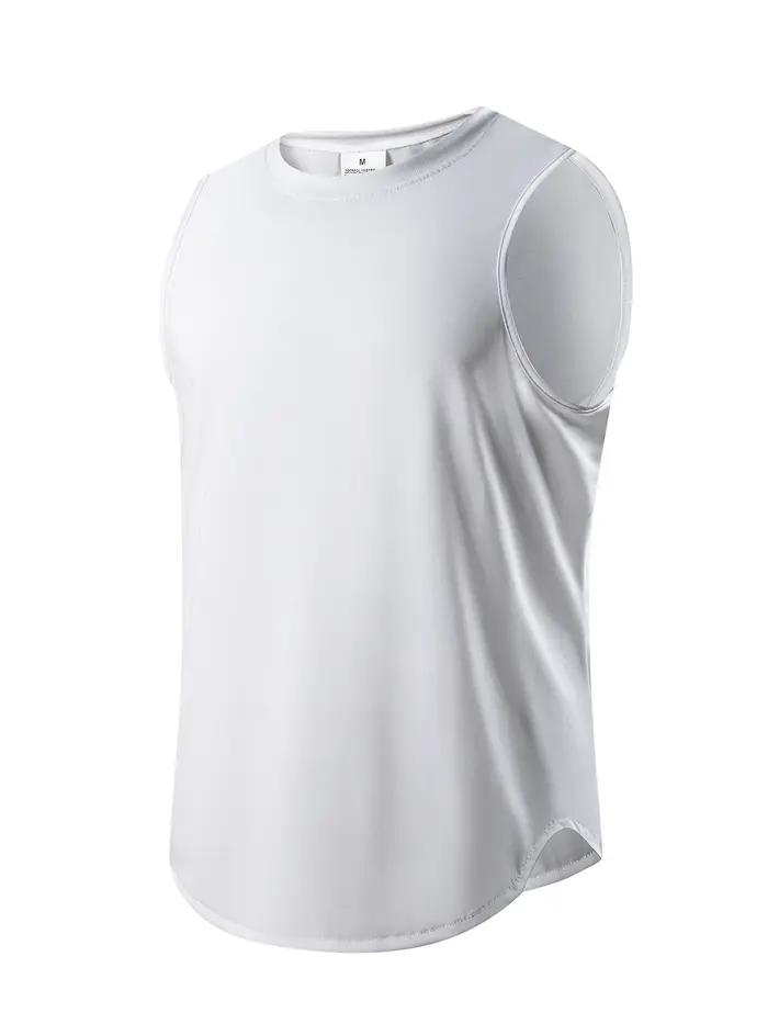 Débardeur basique de Fitness pour hommes, haut de Sport à séchage rapide, gilet de course, Fitness,