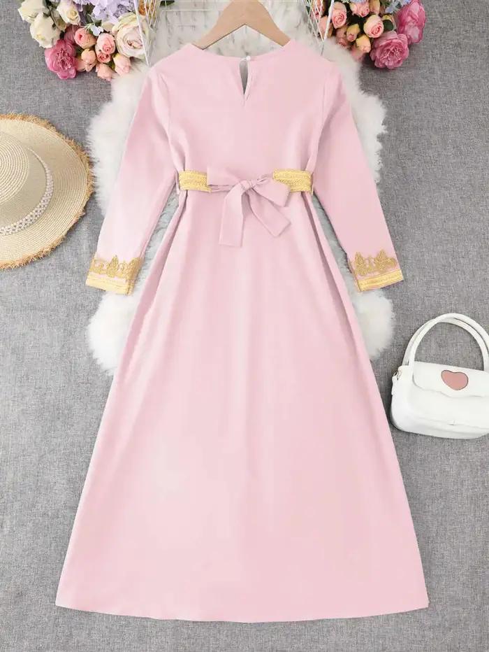 Robe de prière du moyen-orient pour filles, Abaya musulmane à capuche, robes arabes modestes islamiq