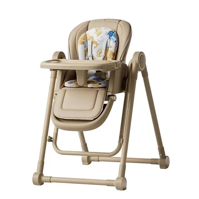 Chaise de salle à manger multifonctionnelle pour bébé, avec hauteur de siège réglable, balançoire à
