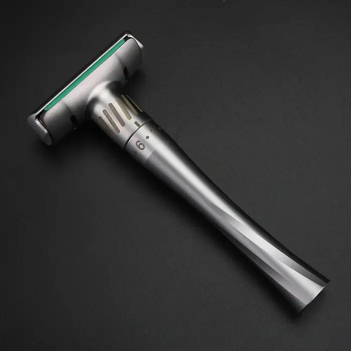 XUANFENG-Rasoir à lame double face en alliage de zinc pour homme, couteau à main traditionnel, boîte