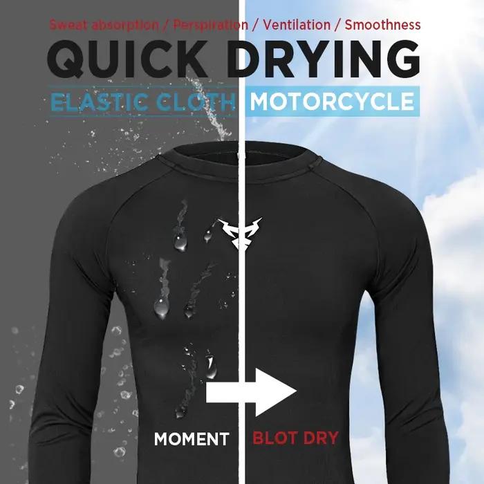MOTOCENTRIC-Maillot de cyclisme respirant pour homme, sous-vêtements de sport à séchage rapide pour