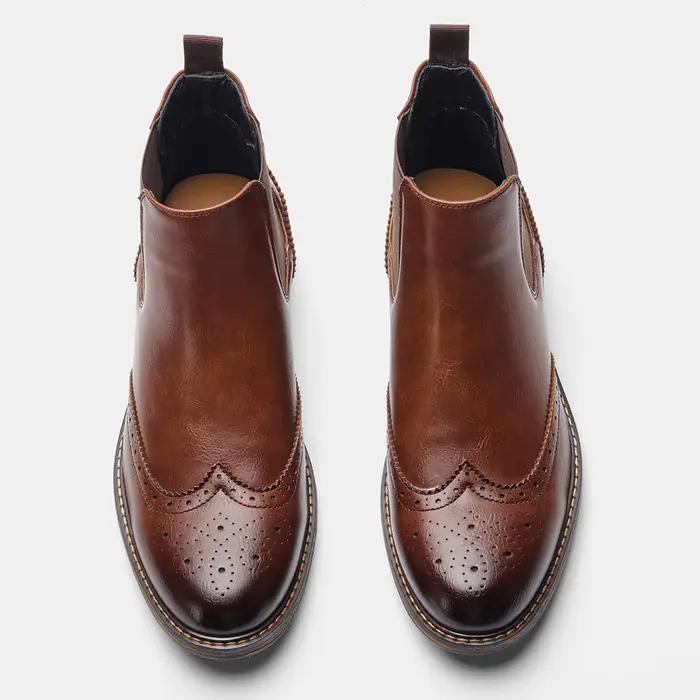 Bottes Chelsea pour hommes 2026, bottes en cuir confortables, tendance et de marque