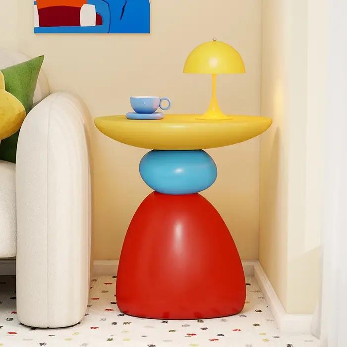 Table à thé en pierre créative pour utiliser, salon de luxe, meuble TV, canapé, Tables d'appoint, me