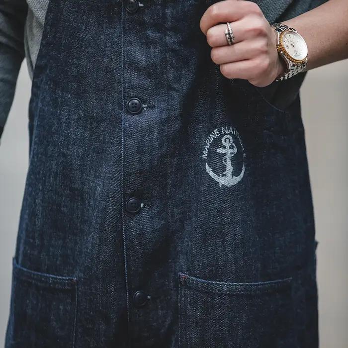 Maden-Salopette Multi-Poches Style Safari, Streetwear, Combinaison Cargo de Travail, Pantalon Rétro