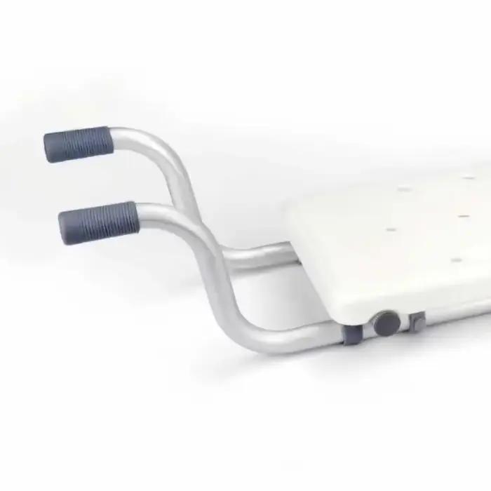 Siège de baignoire robuste à capacité de charge élevée, largeur réglable, longueur ajustable, support de baignoire durable et antidérapant pour bains sécurisés et confortables