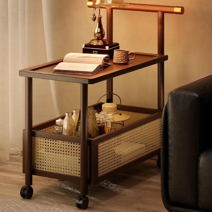 Table d'appoint de canapé Mobile Antique, petite Table à thé, chariot à thé moderne, Table basse de