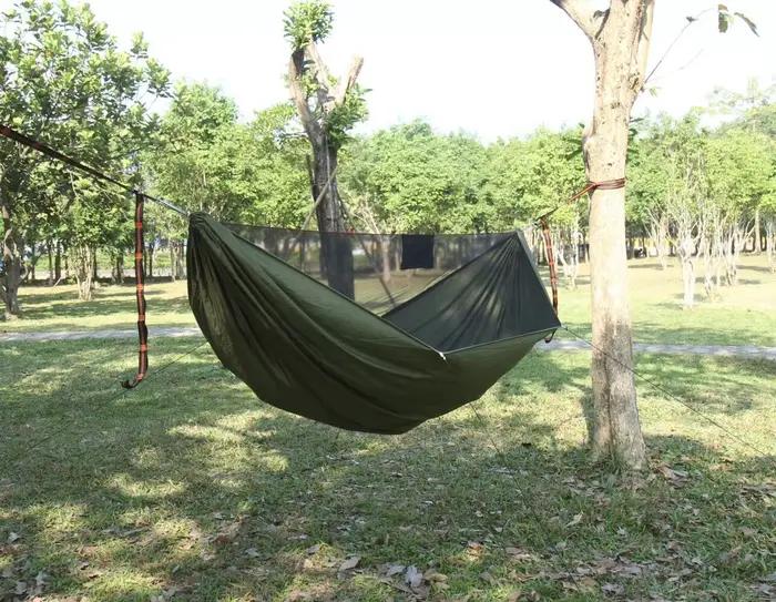 Sac de rangement pour hamac pour le camping, sac de rangement avec moustiquaire, pour le camping en