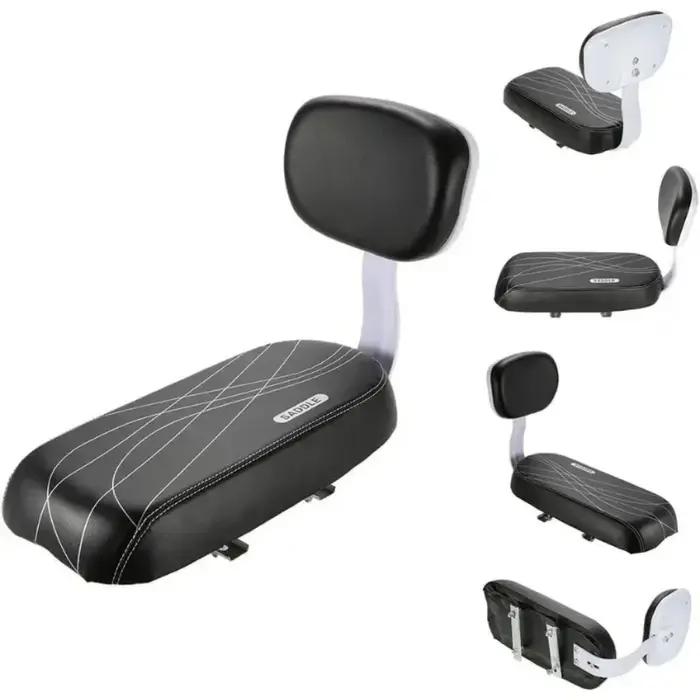 Nouveau Siège Enfant Pour Vélo Avec Coussin Sonnette RePose-Pieds Poignée Ensemble Sécurité Occasions Familiales Vacances En Plein Air Visites Parc Déplacements Quotidiens Mode Vie Actif En Plein Air