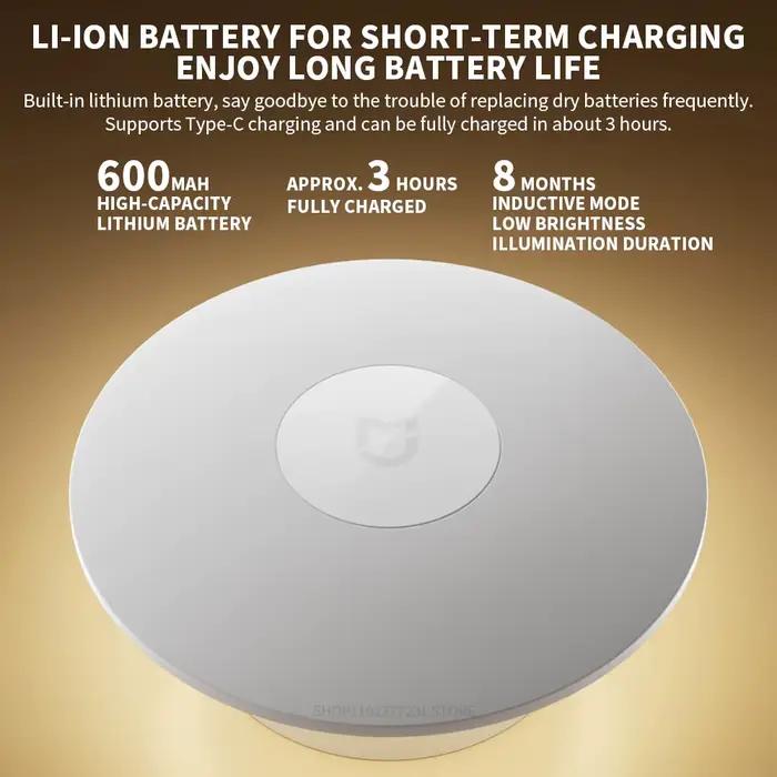 Nouvelle veilleuse MIJIA 3, luminosité réglable, capteur infrarouge intelligent de présence humaine,