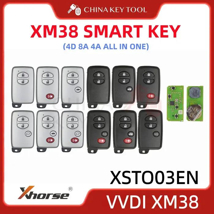 Xhorse XM38 clé intelligente télécommande 4D 8A 4A tout en un pour Toyota Lexus: XSTO03EN Version mo