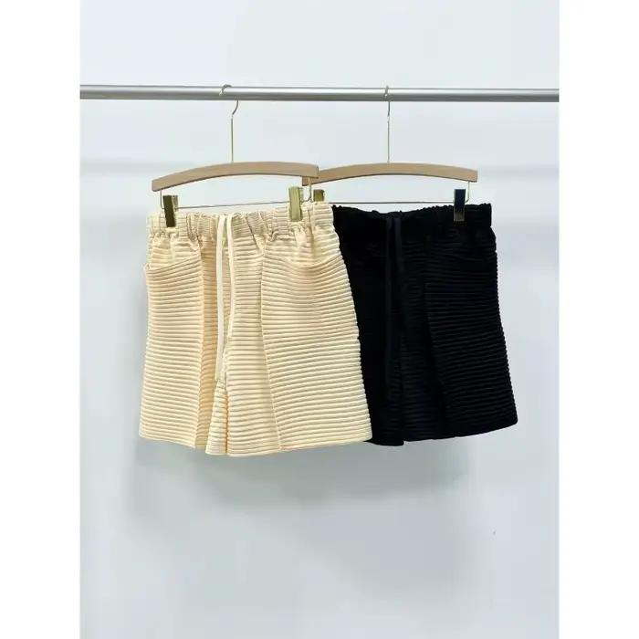 Miyake short plissé hommes 2025 printemps été nouveau short pliable décontracté personnalisé horizon