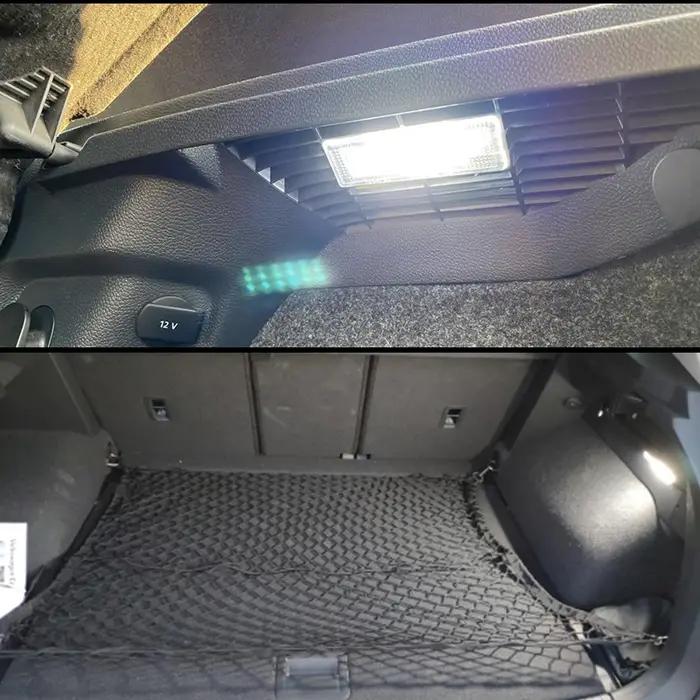 Lumières LED contrastées pour coffre à bagages, lumières de coffre, 12V, VW Caddy, Eos, Golf, Jetta,
