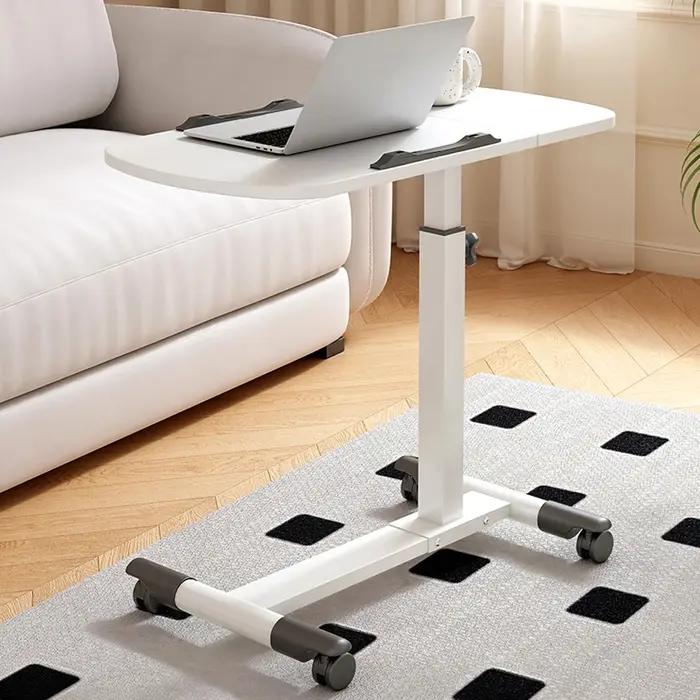 Table de chevet réglable en hauteur au-dessus du lit, Table de chevet d'hôpital avec bureau inclinab