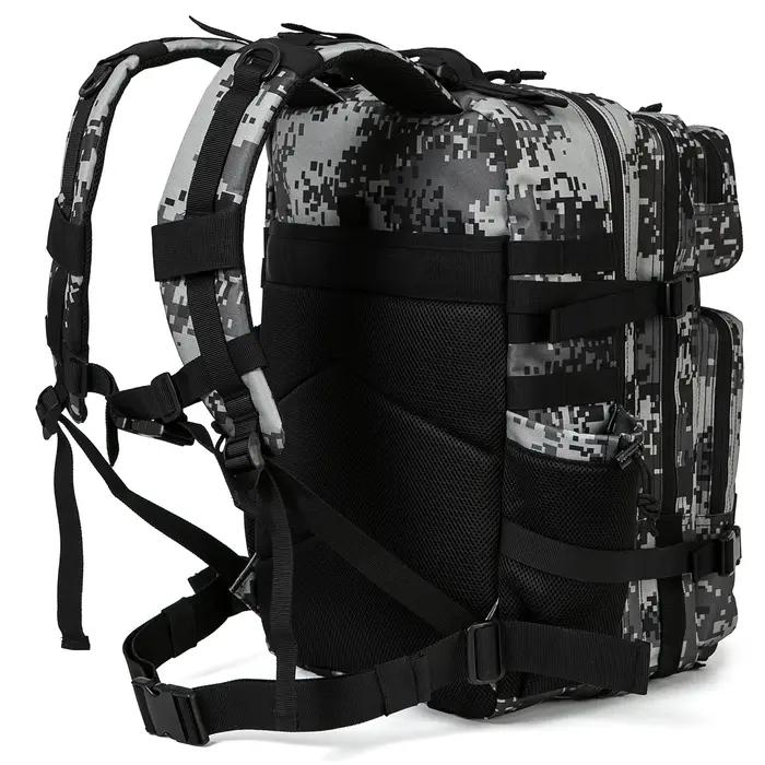 45L sac à dos tactique sac de survie chasse MOLLE sac à dos GYM pour hommes EDC randonnée en plein a