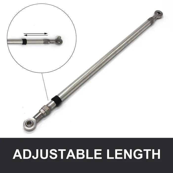 Barre de connexion double hors-bord marin, acier inoxydable, réglable, antirouille, ancienne barre a